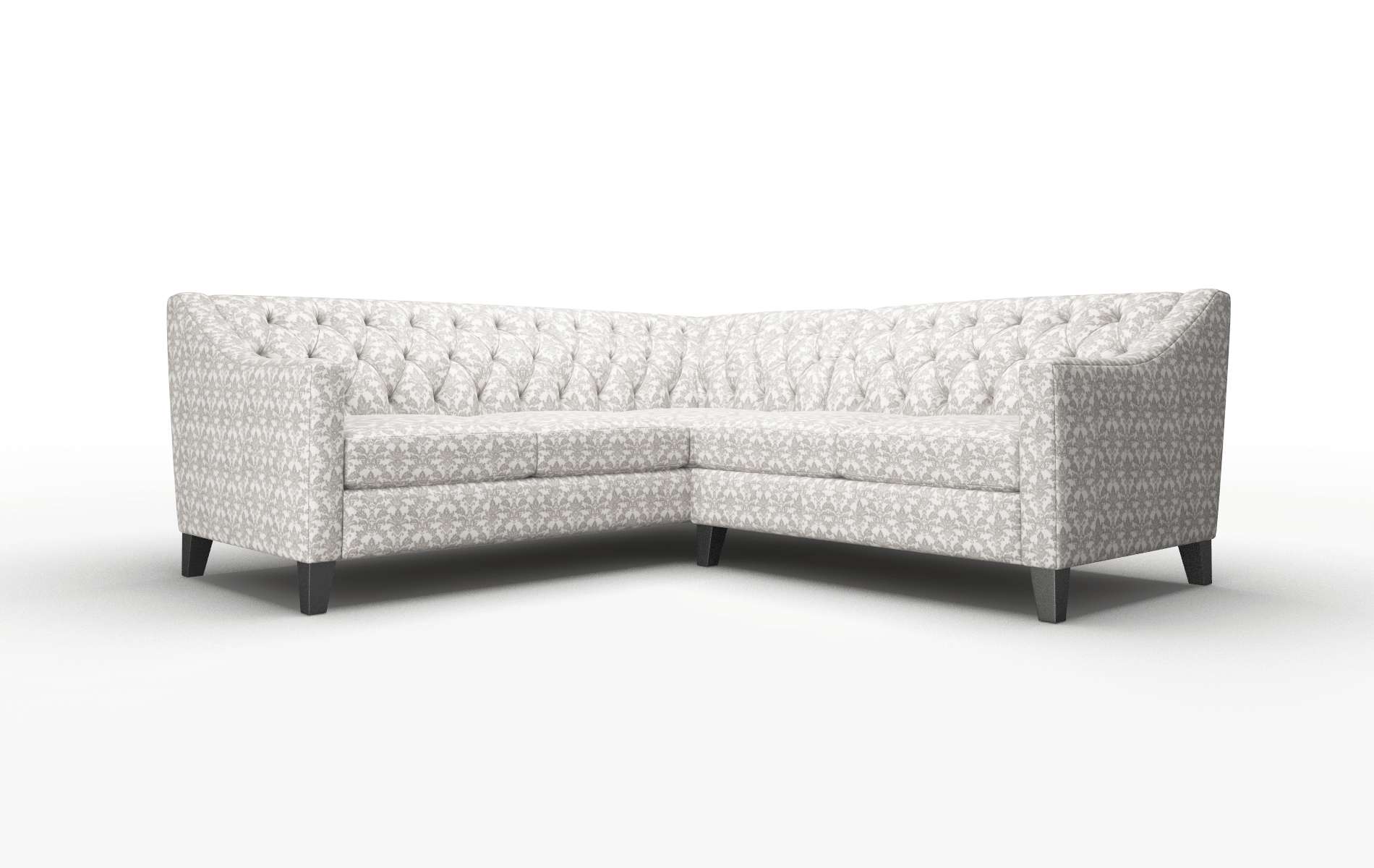 Seville Bergamo dove Sectional Espresso Legs  1