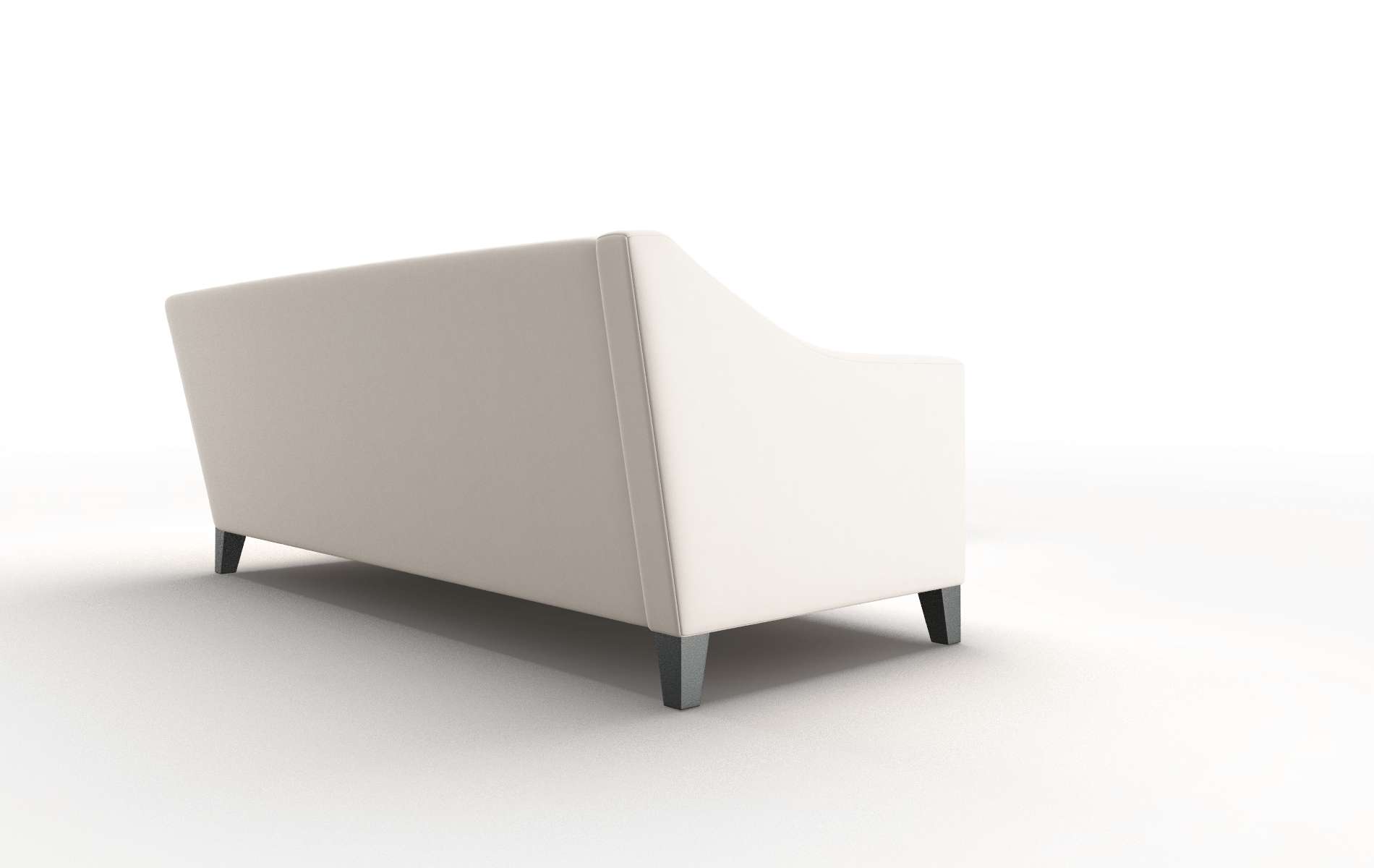 Seville Blanche Milky Sectional espresso legs 3