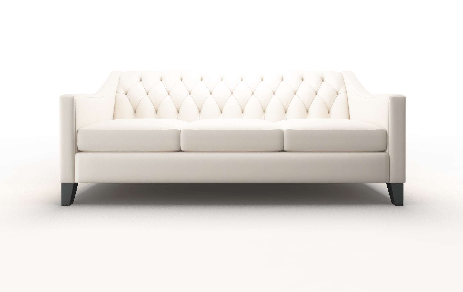 Seville Blanche Milky Sofa espresso legs 1