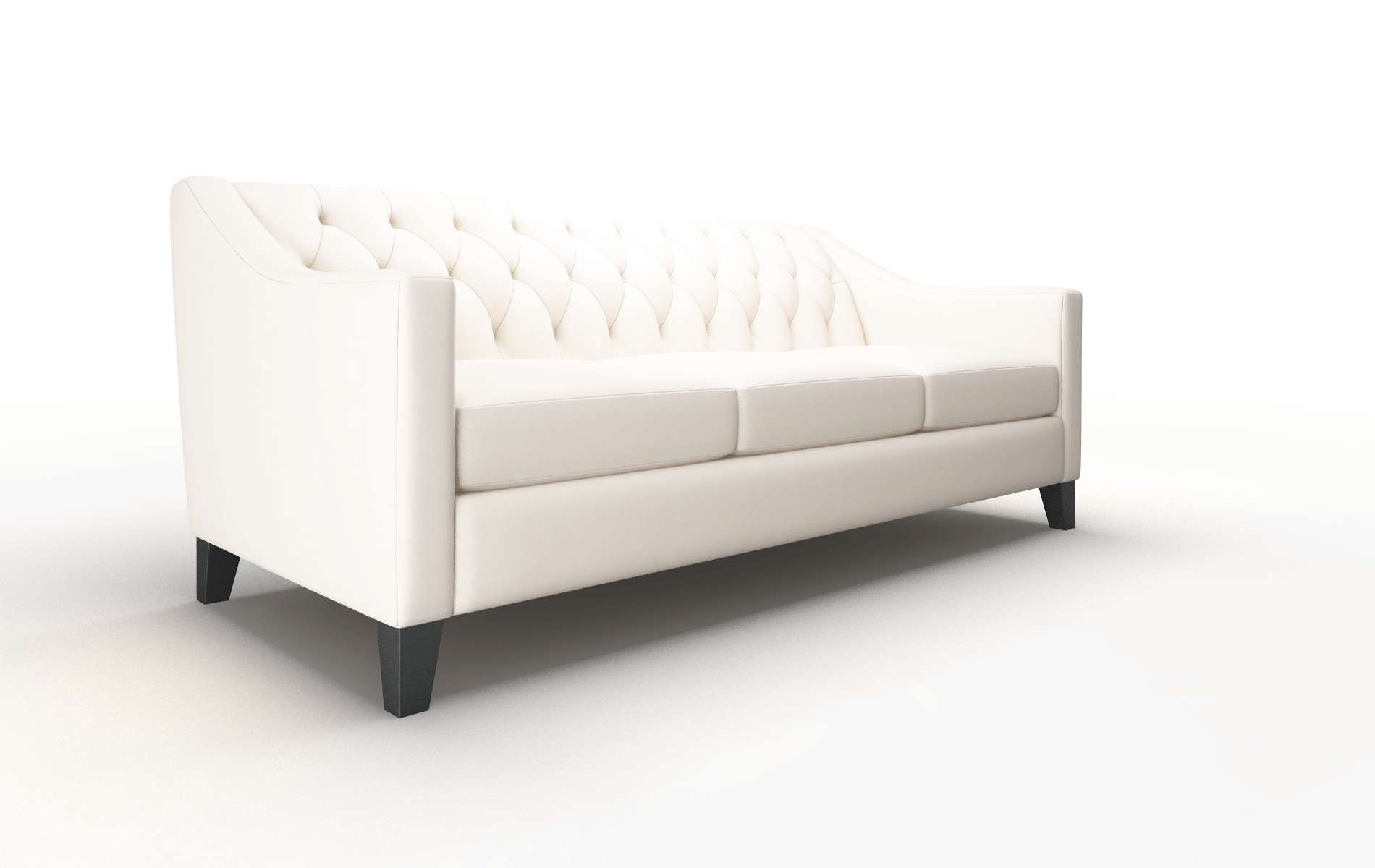 Seville Blanche Milky Sofa espresso legs 2