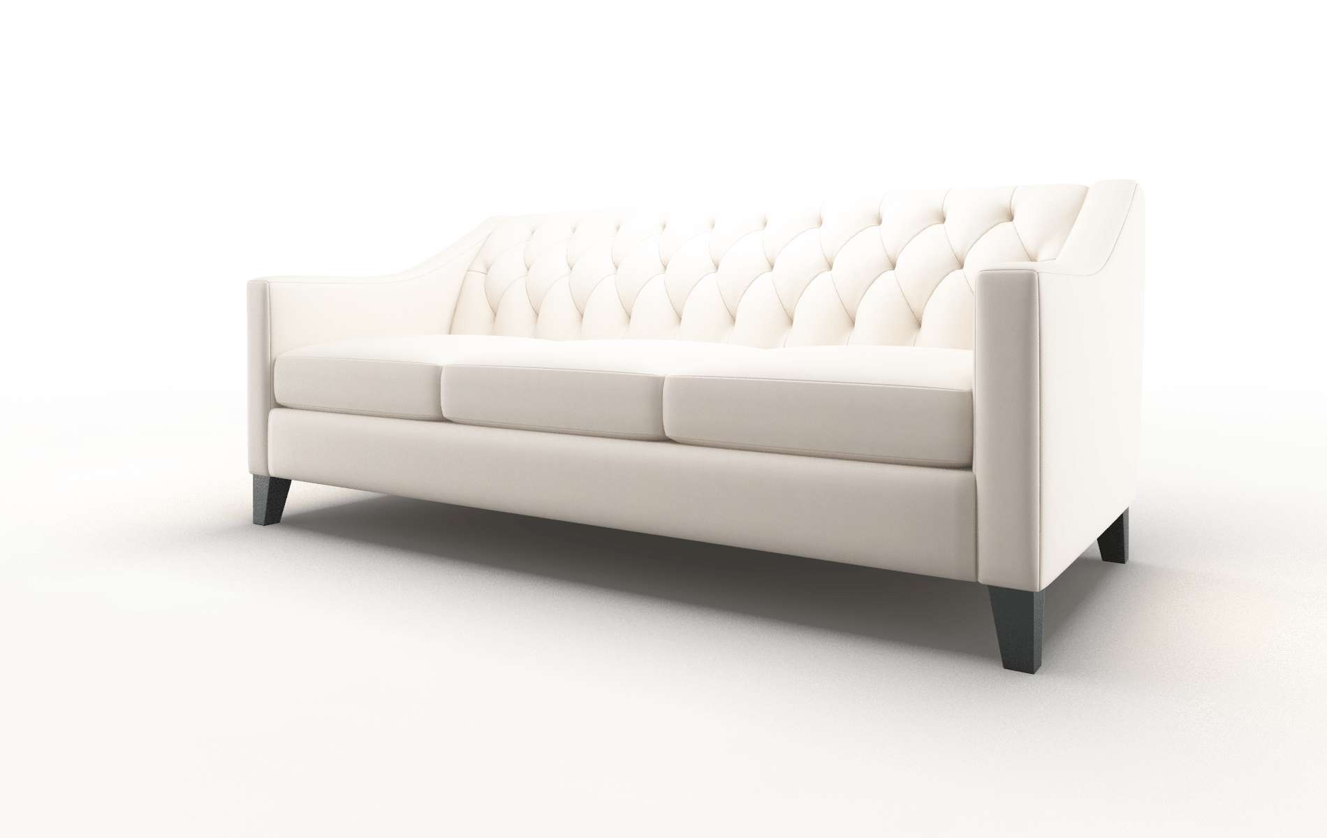 Seville Blanche Milky Sofa espresso legs 4