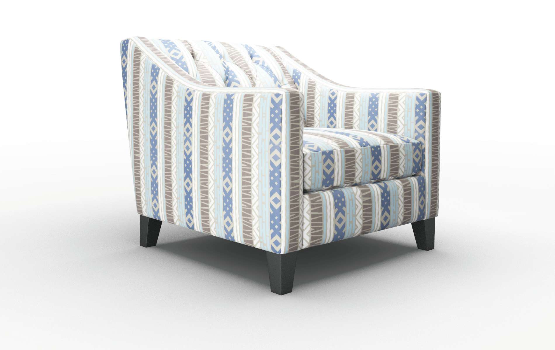 Seville Bodhi Indigo Chair espresso legs 2