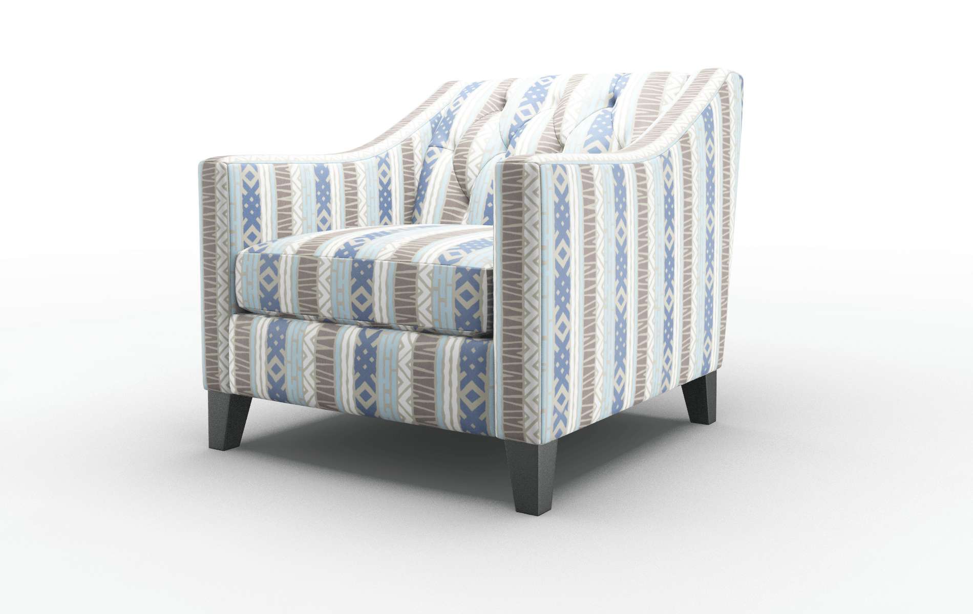 Seville Bodhi Indigo Chair espresso legs 4