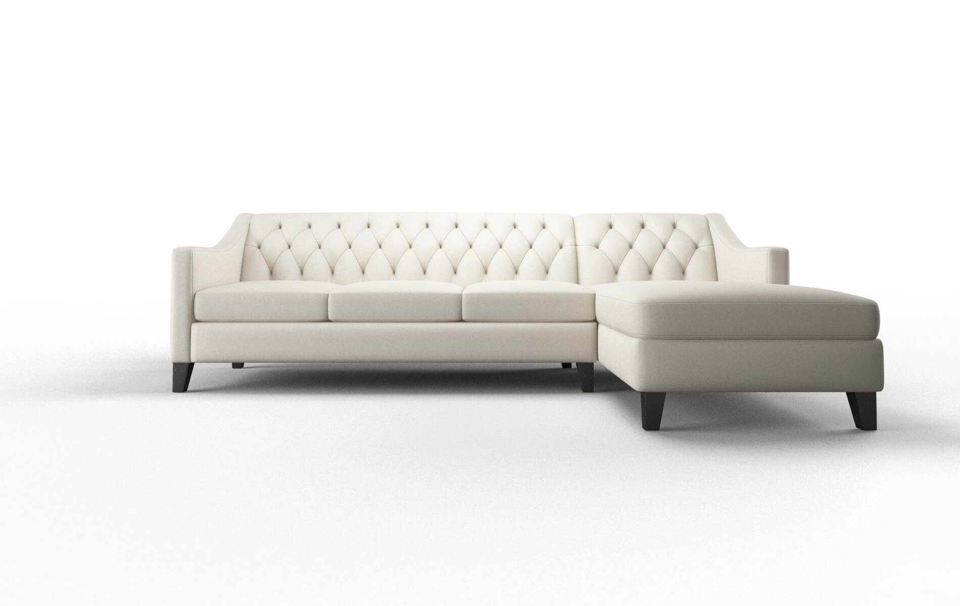 Seville Bungalow Ivory Panel espresso legs 1