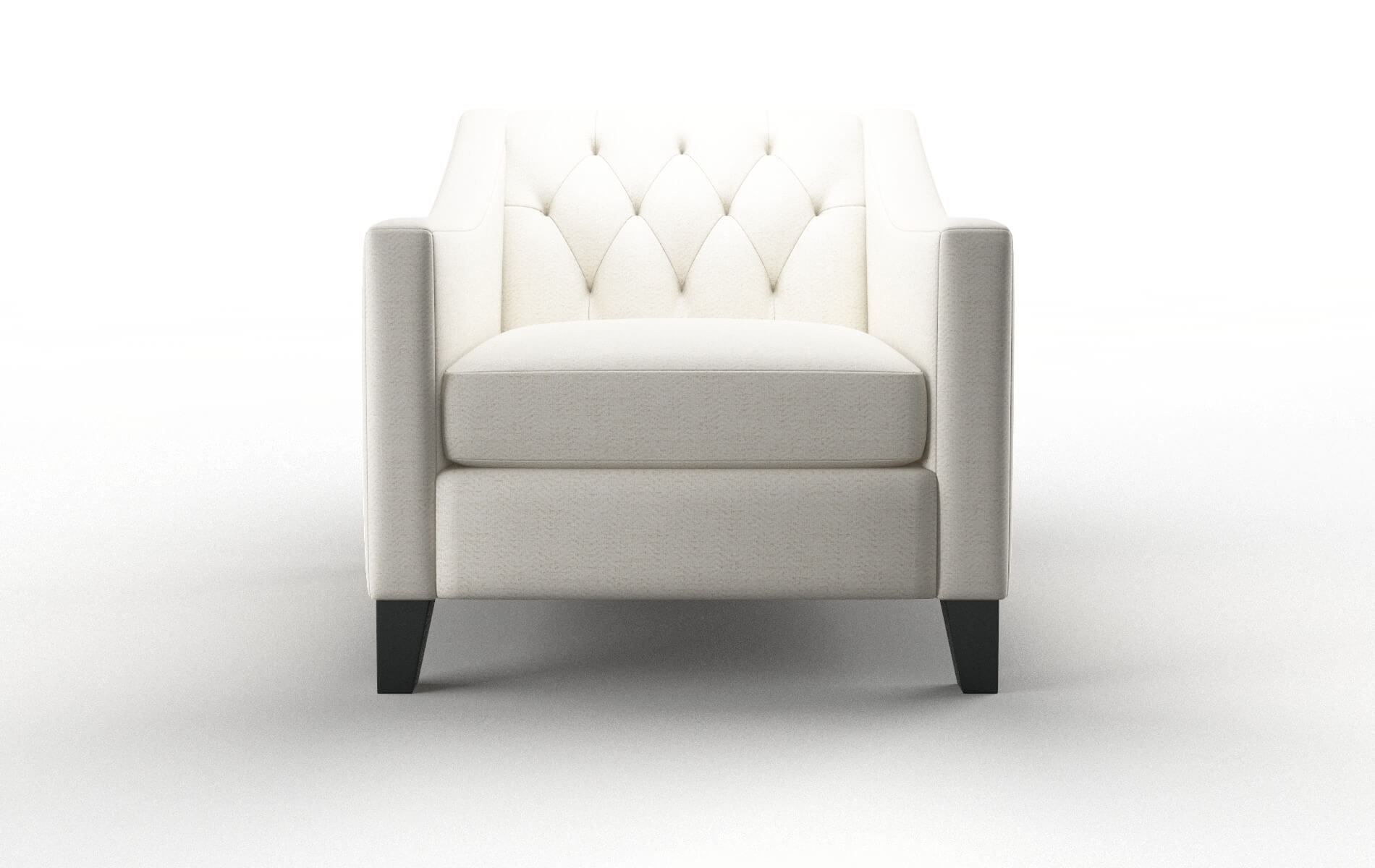 Seville Catalina Ivory chair espresso legs