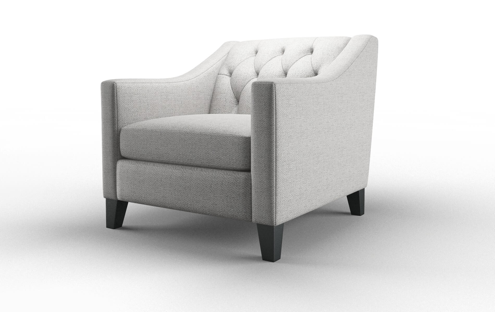 Seville Catalina Silver Chair espresso legs 4