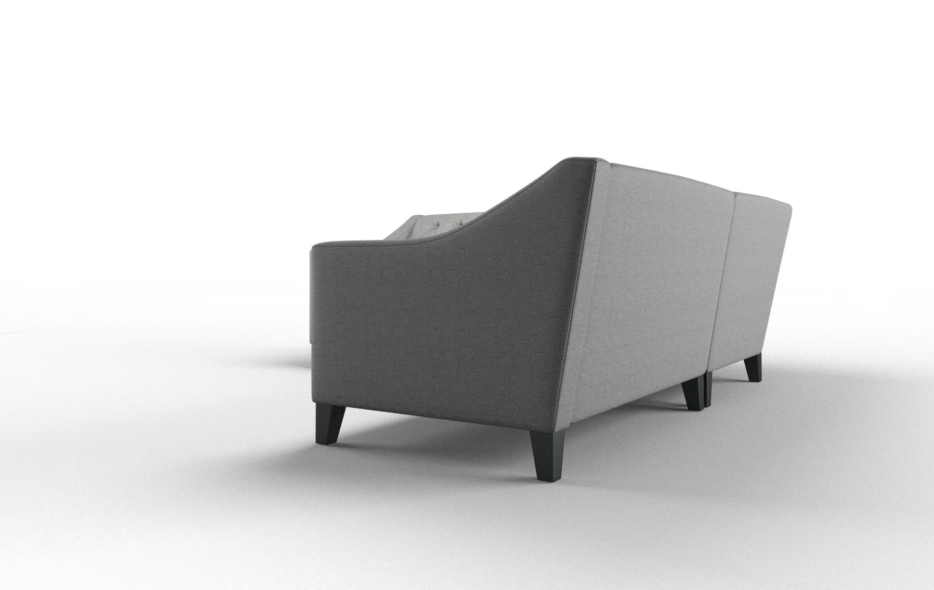 Seville Catalina Steel Sectional espresso legs 4