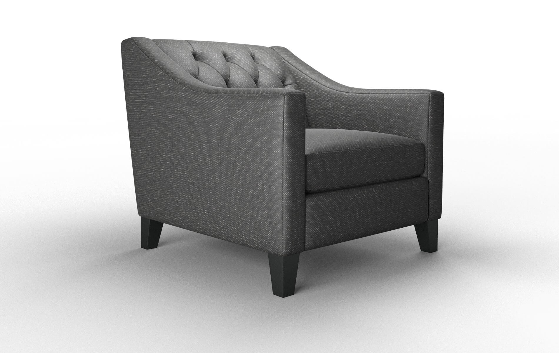 Seville Chance Denim Chair espresso legs 2