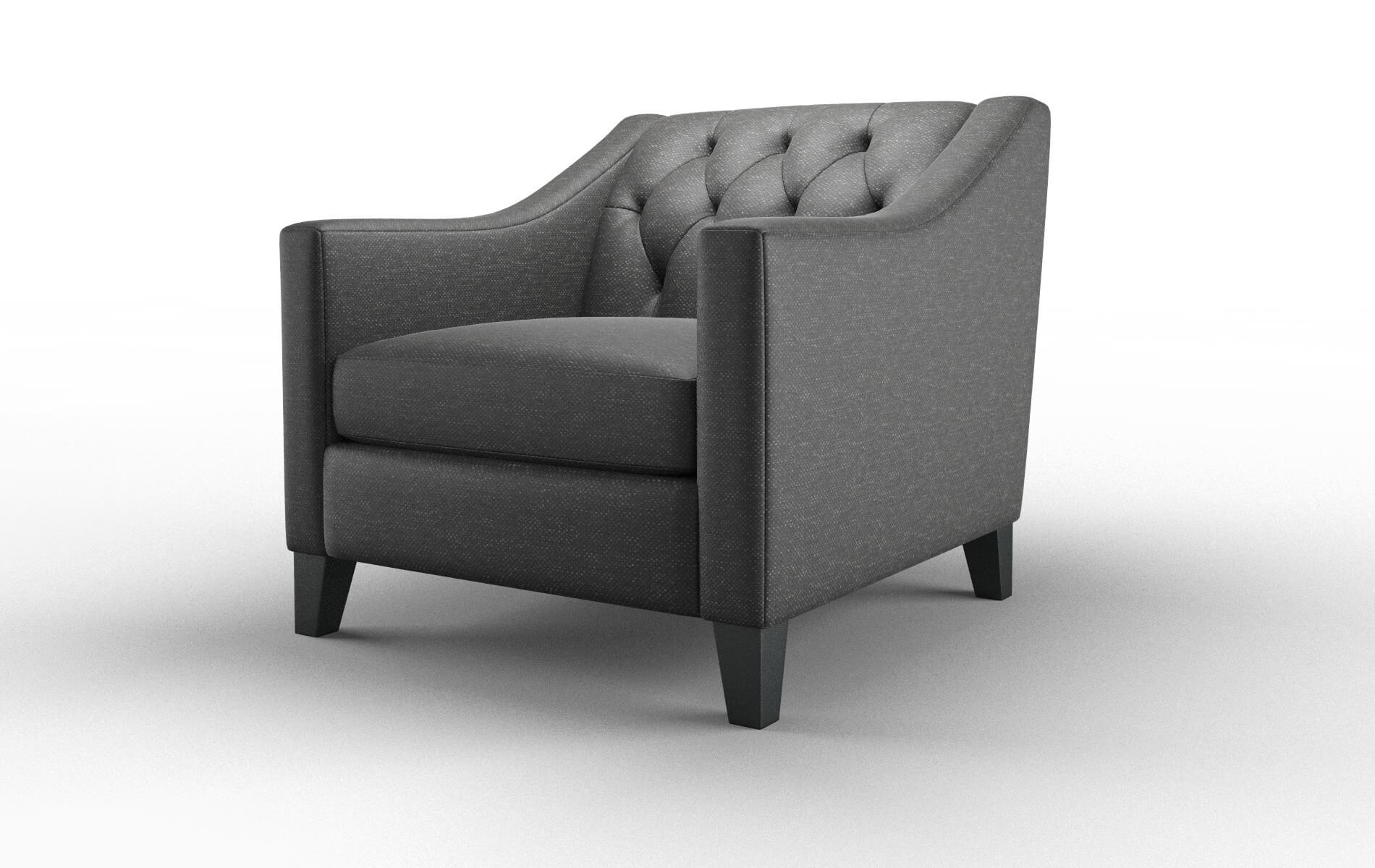 Seville Chance Denim Chair espresso legs 4