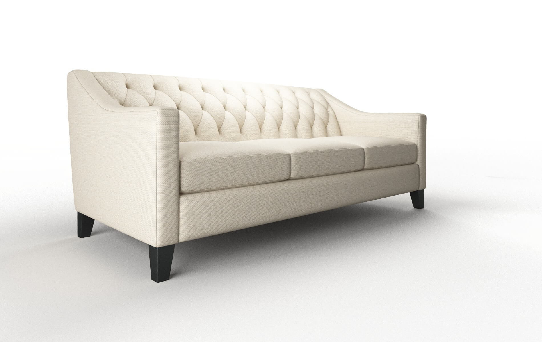 Seville Chance Sand Sofa espresso legs 2