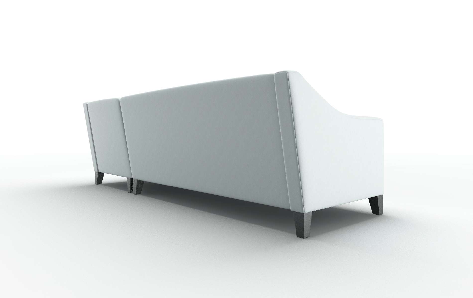 Seville Clyde Cornflower Panel espresso legs 5