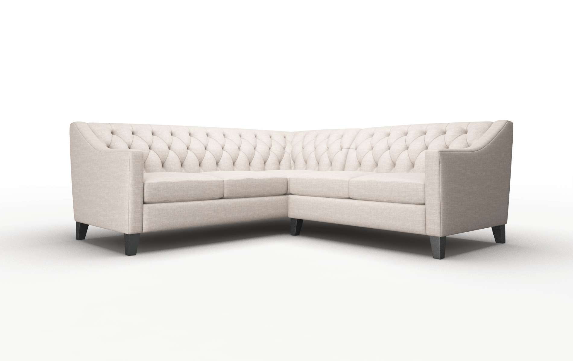 Seville Clyde dolphin Sectional Espresso Legs  1