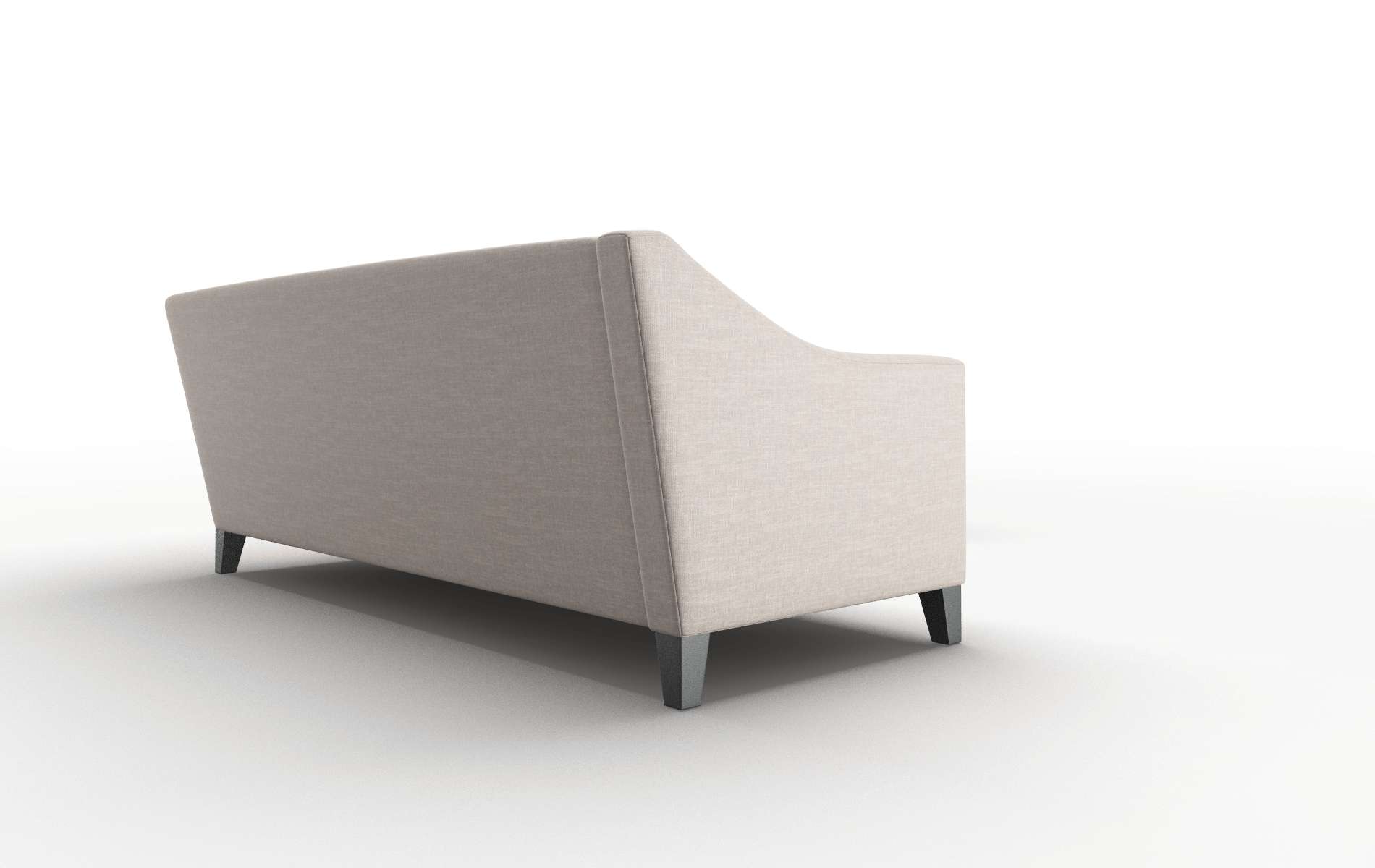 Seville Clyde Dolphin Sectional espresso legs 3