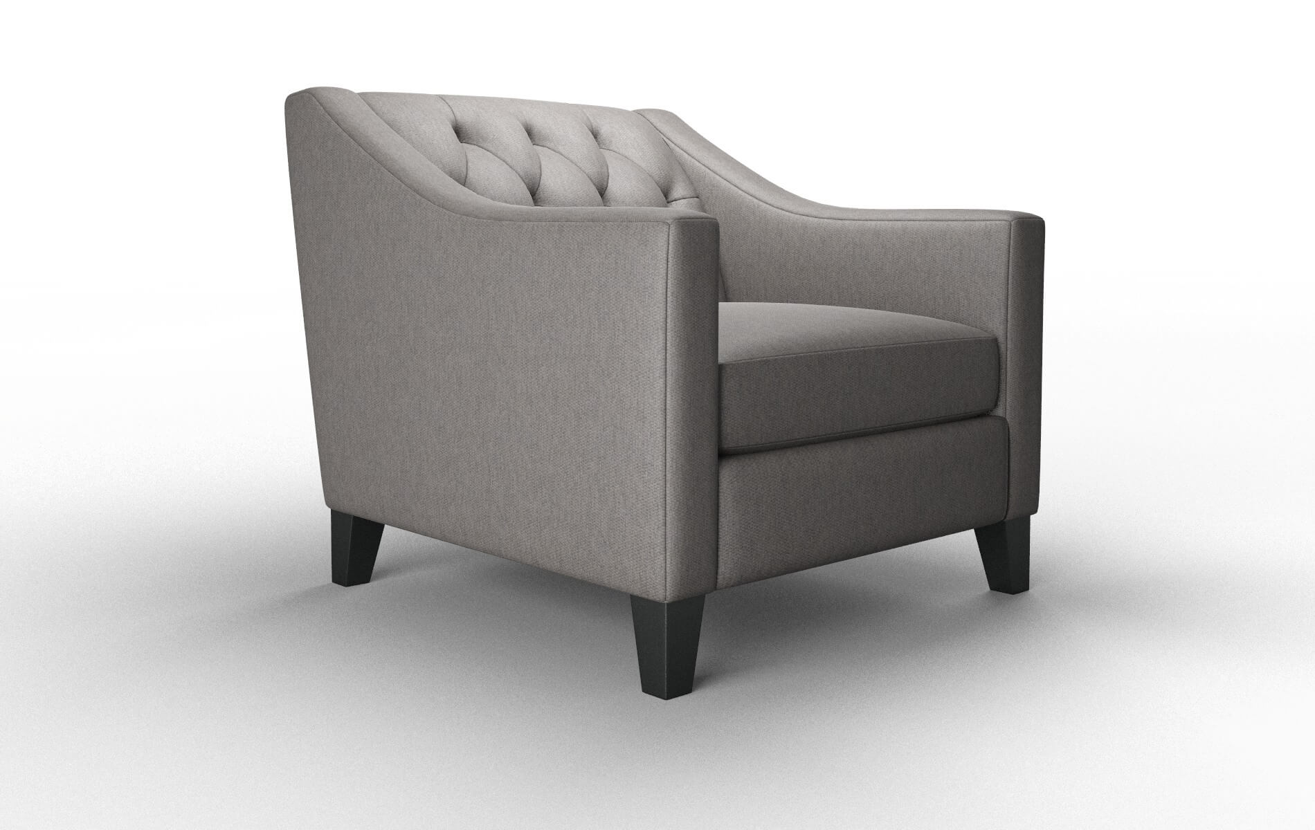 Seville Cosmo Charcoal Chair espresso legs 2