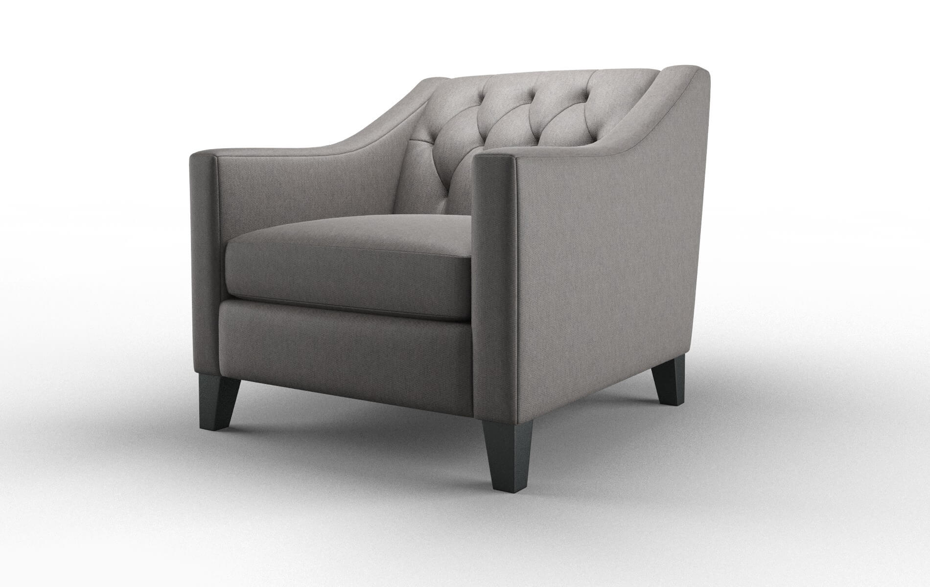 Seville Cosmo Charcoal Chair espresso legs 4