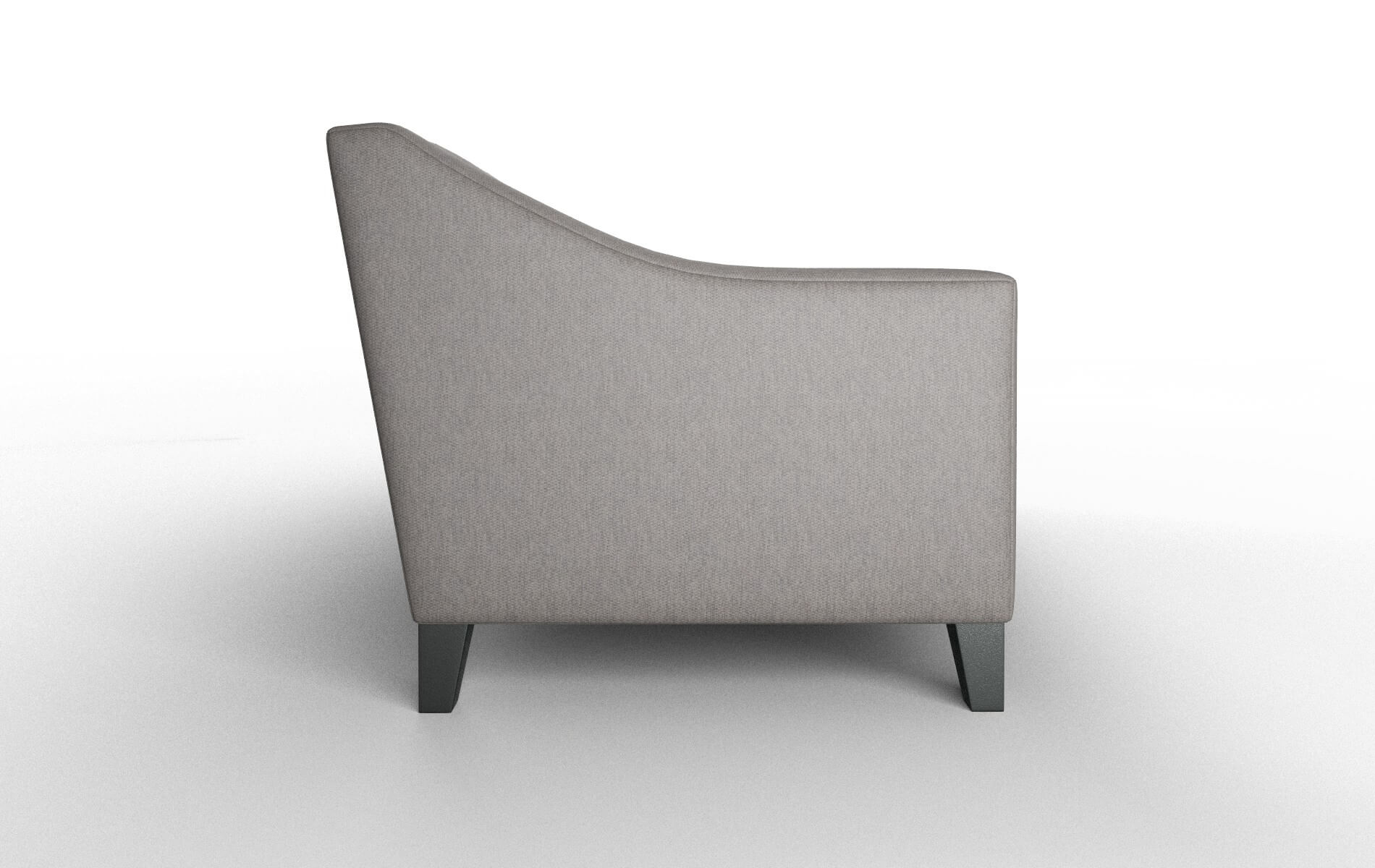 Seville Cosmo Charcoal Sofa espresso legs 3