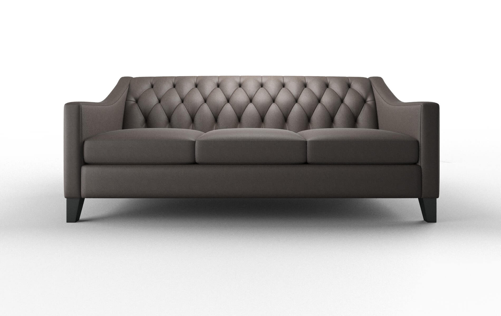 Seville Cosmo Chocolate Sofa espresso legs 1
