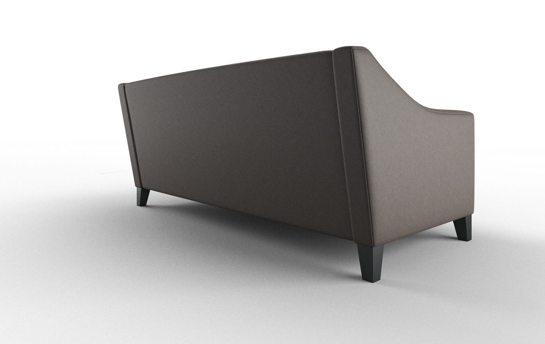 Seville Cosmo Chocolate Sofa espresso legs 5