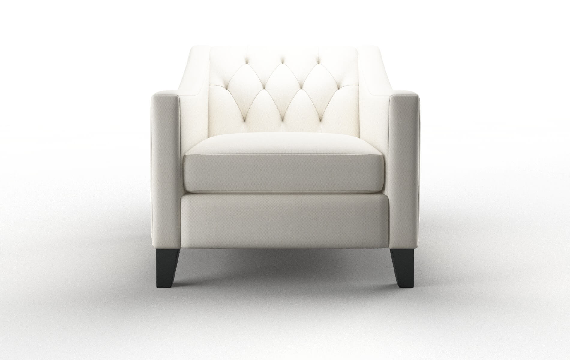 Seville Cosmo ivory Chair Espresso Legs  1