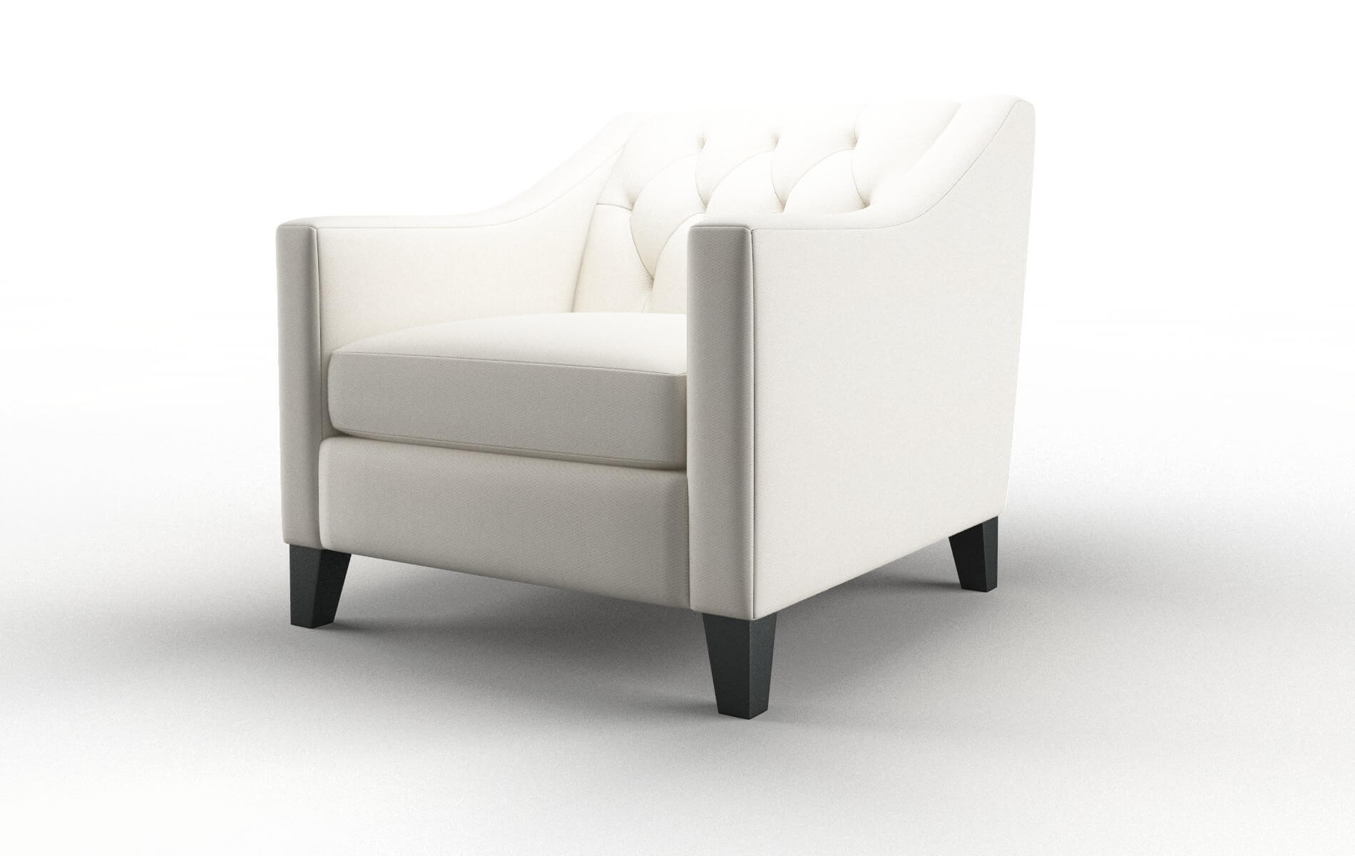 Seville Cosmo Ivory Chair espresso legs 4