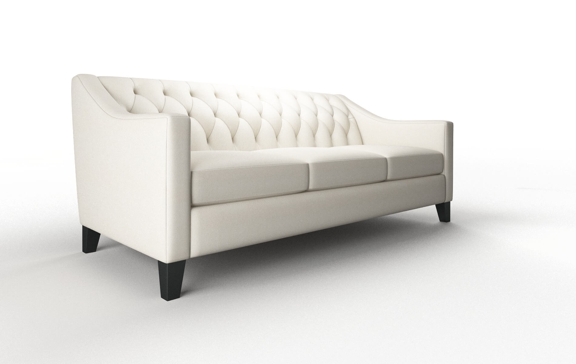 Seville Cosmo Sand Sofa espresso legs 2