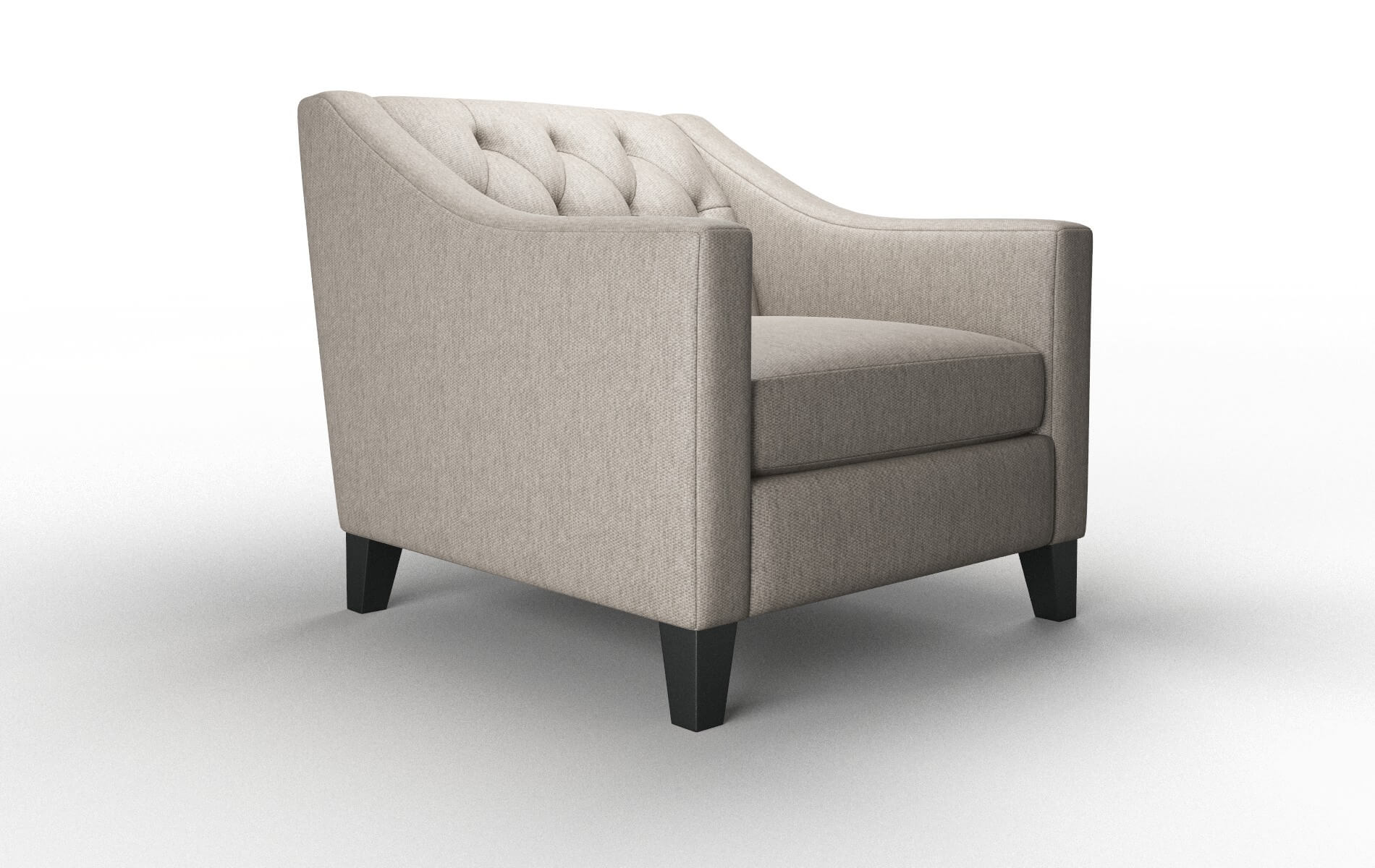Seville Cosmo Taupe Chair espresso legs 2