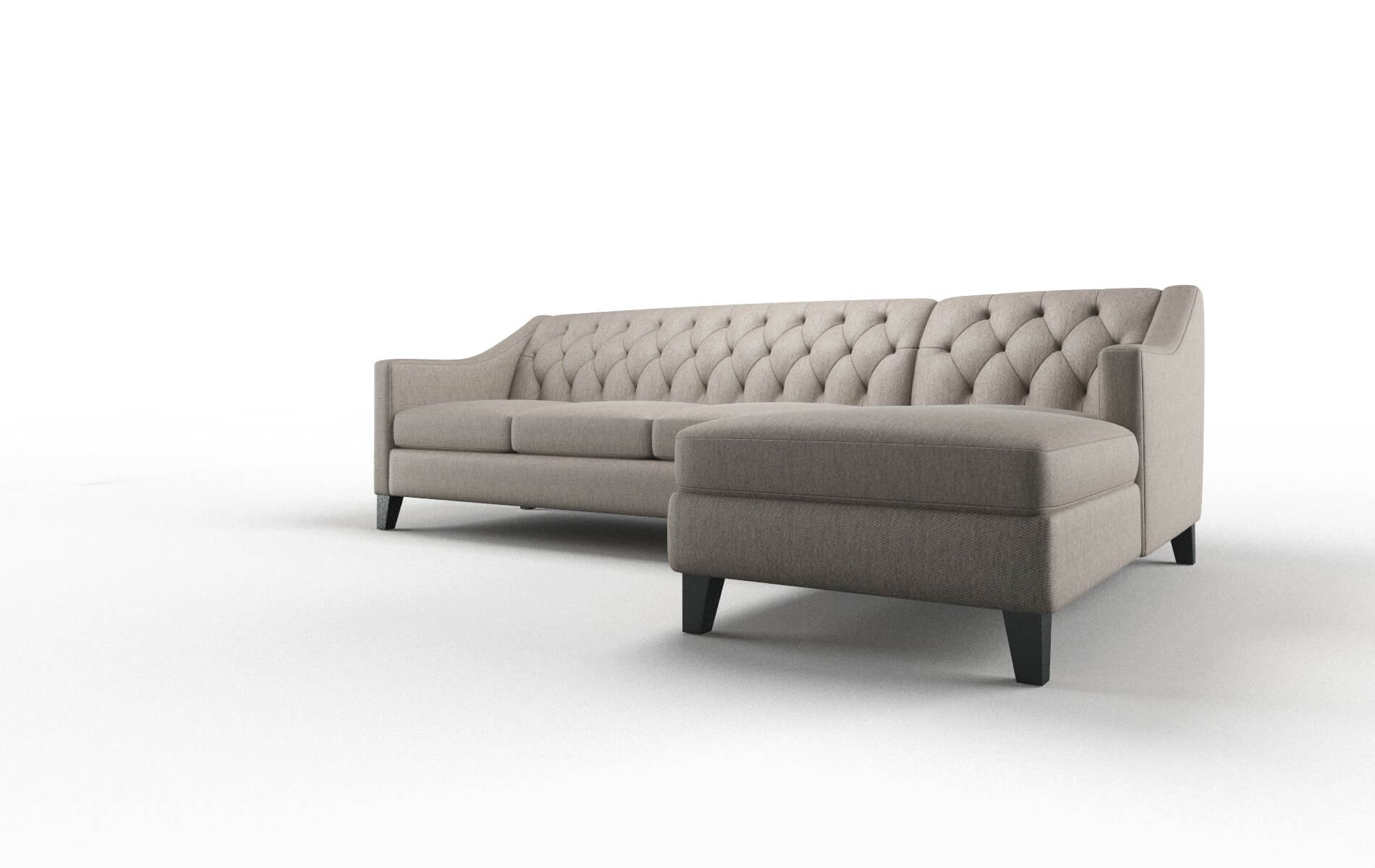 Seville Cosmo Taupe Panel espresso legs 4