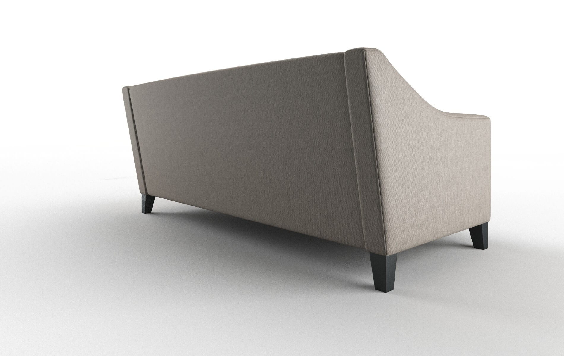 Seville Cosmo Taupe Sofa espresso legs 5