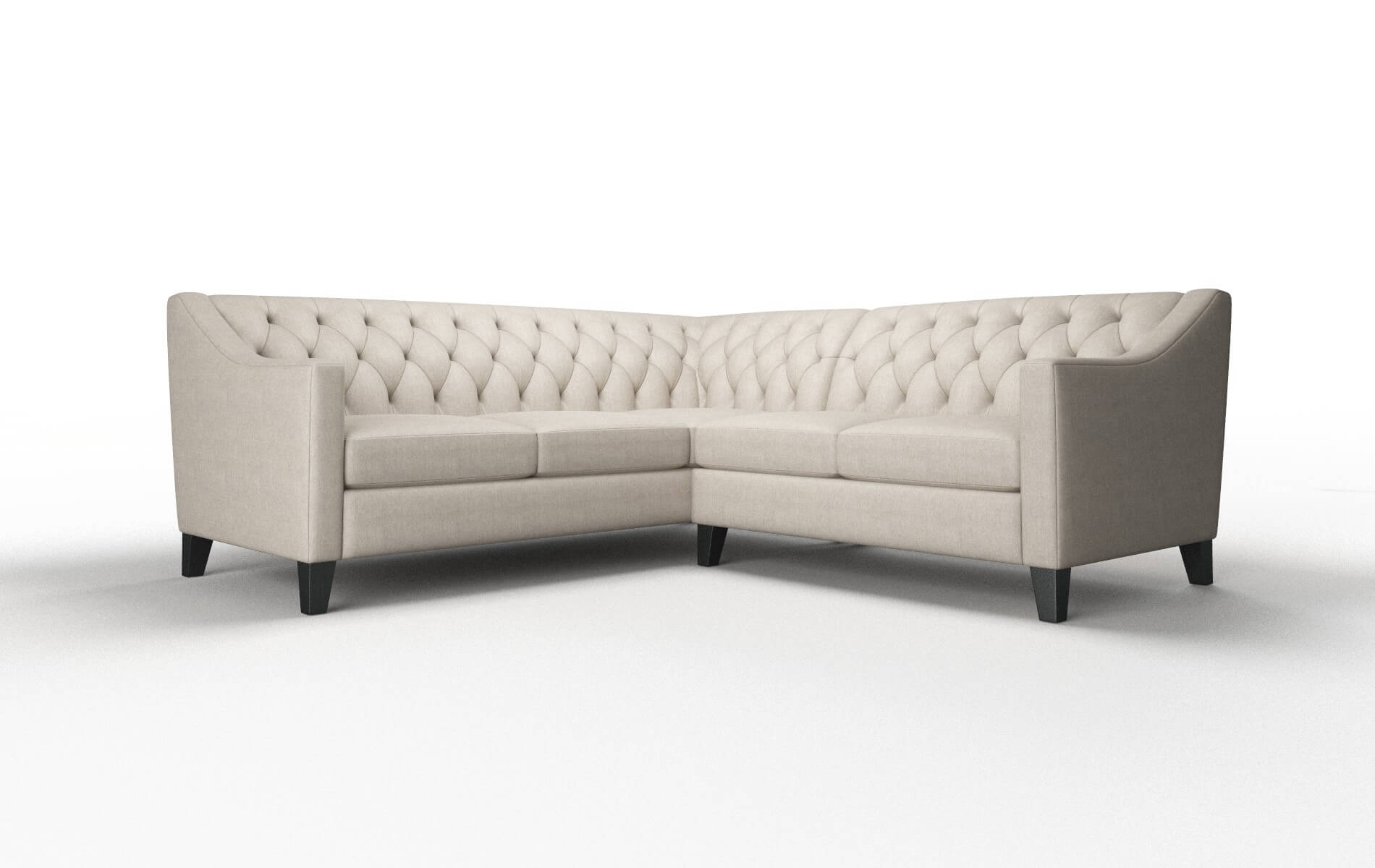Seville Cosmo Vintage Sectional espresso legs 1