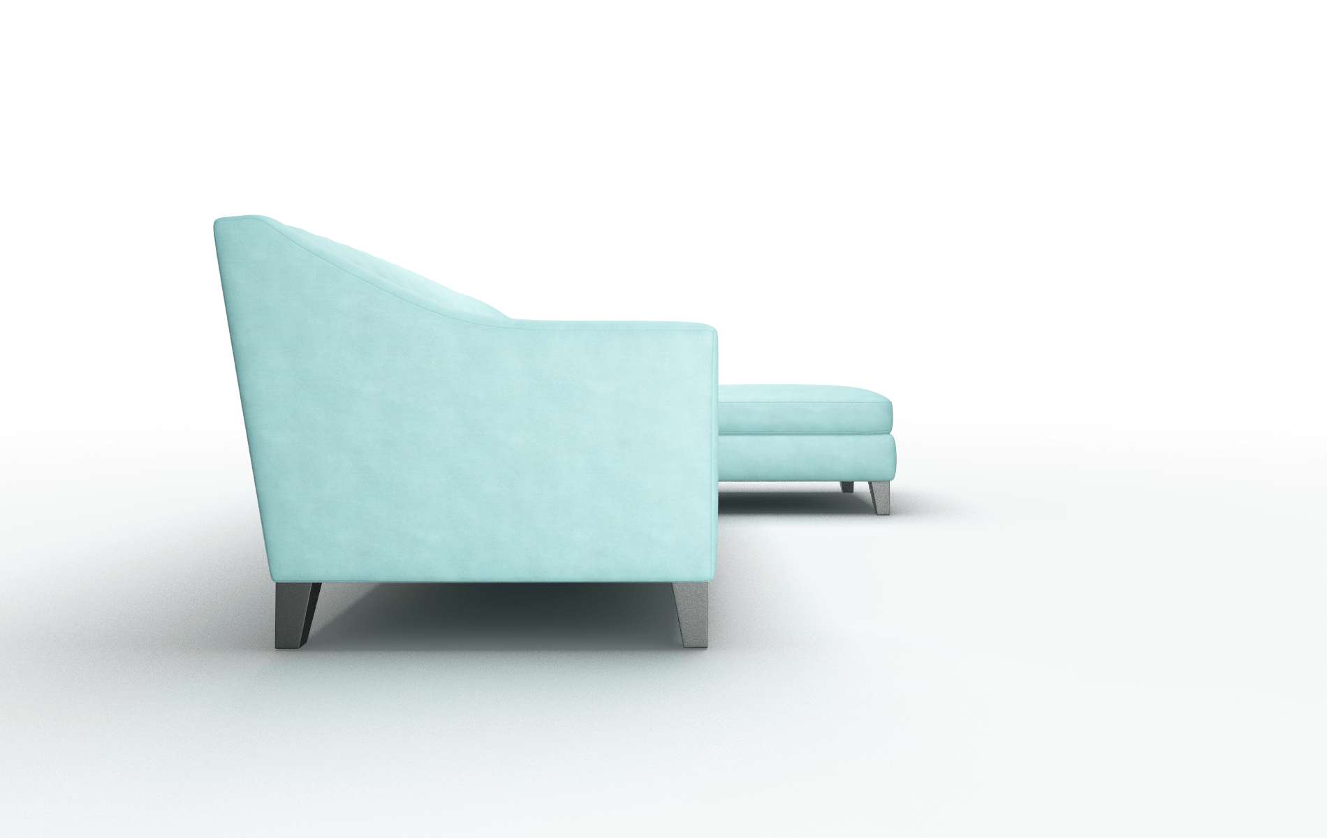 Seville Curious Turquoise Panel espresso legs 3