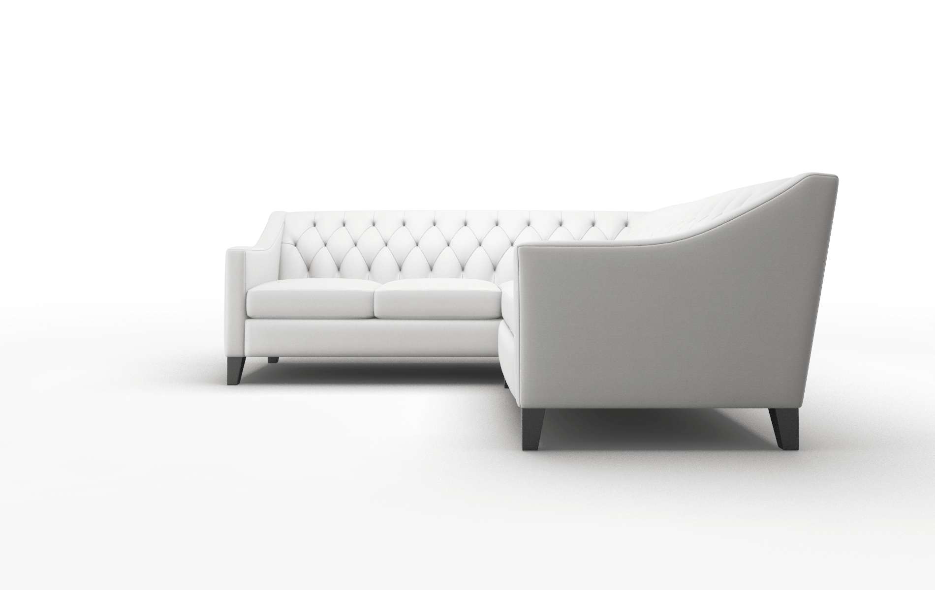 Seville Dawson Platinum Sectional espresso legs 5
