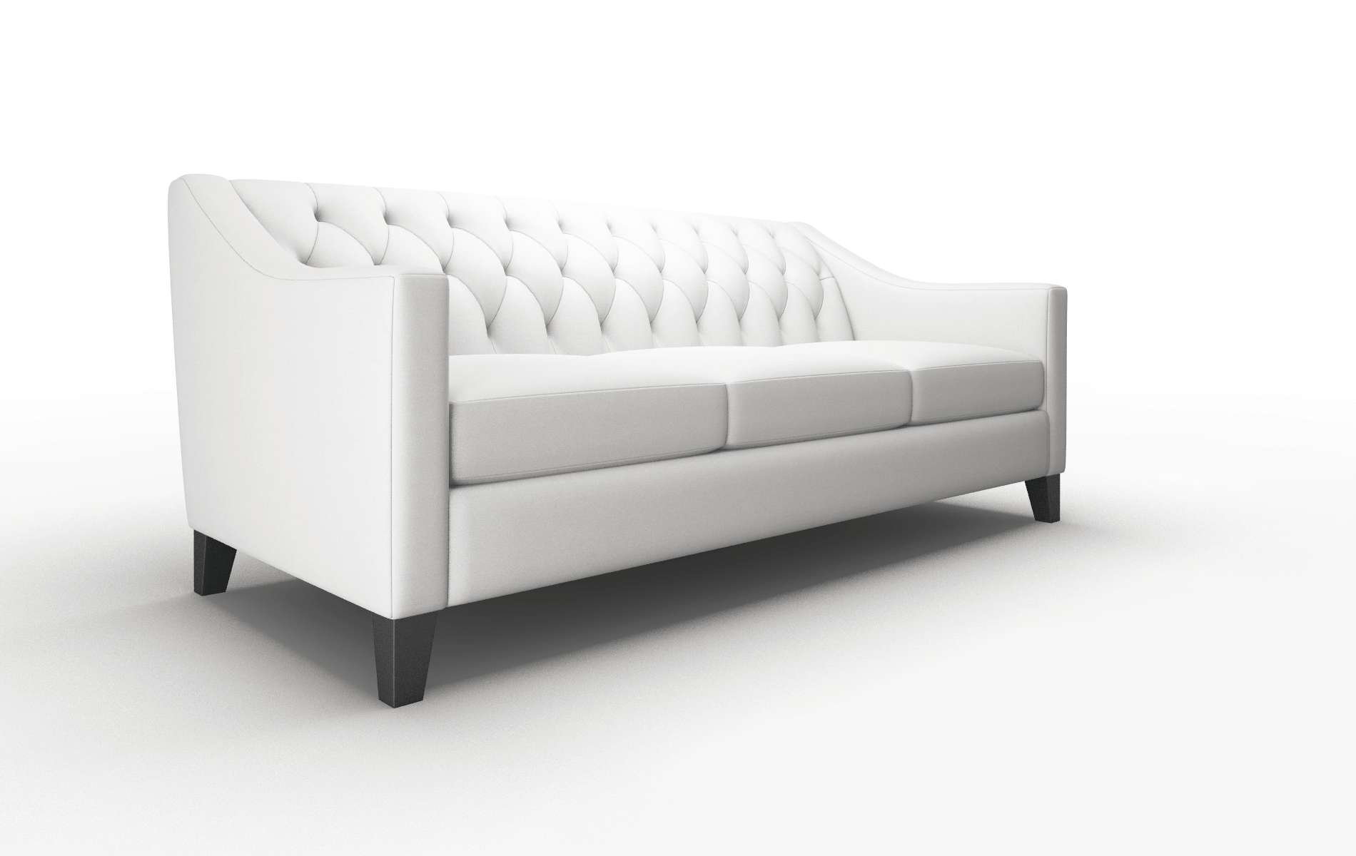 Seville Dawson Platinum Sofa espresso legs 2