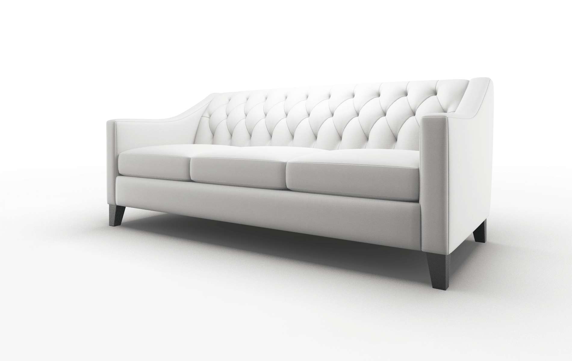 Seville Dawson Platinum Sofa espresso legs 4