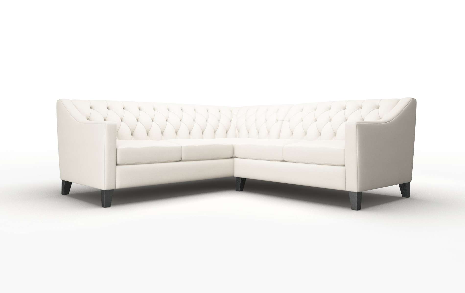 Seville Dawson Sand Sectional espresso legs 1