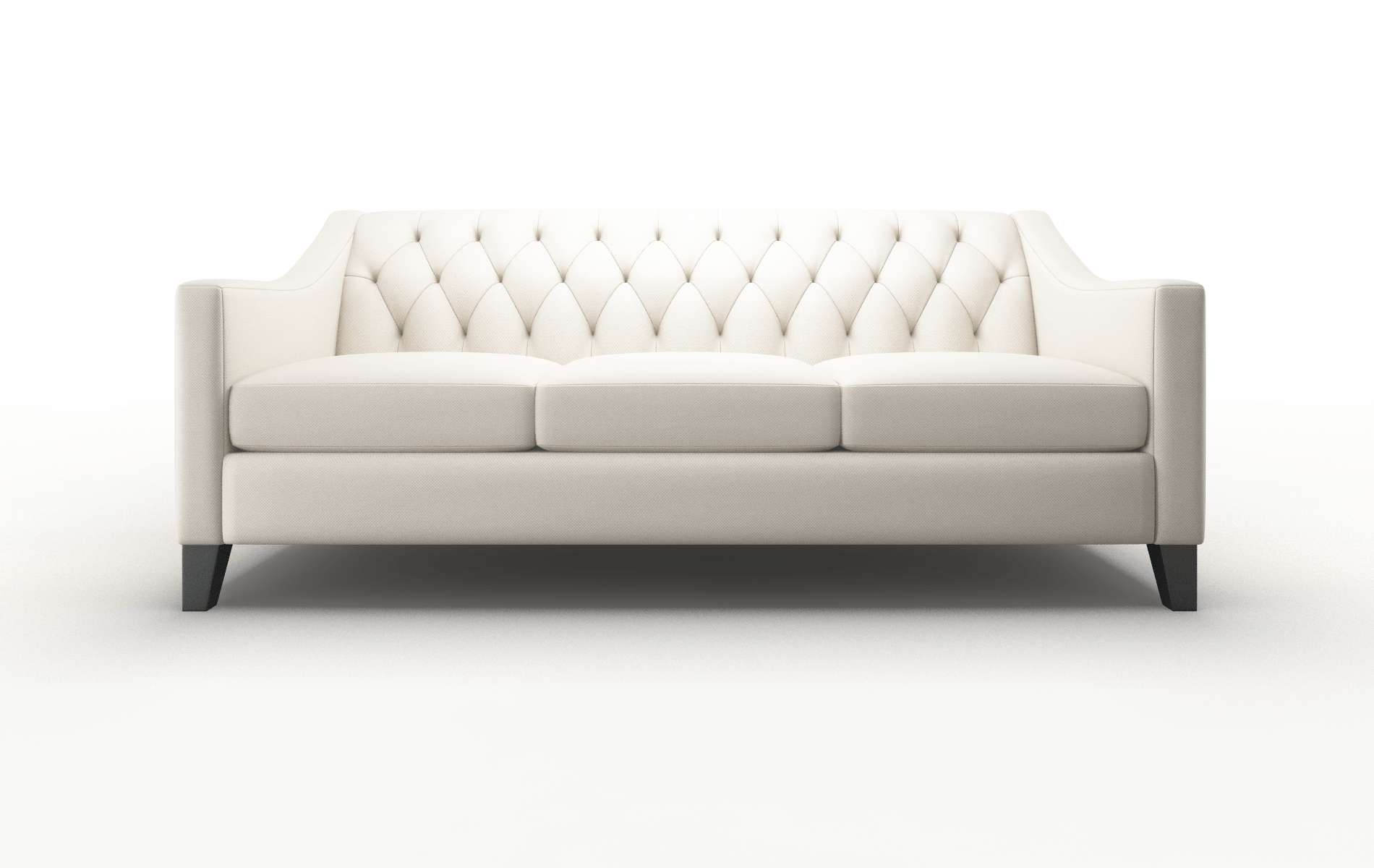 Seville Dawson Sand Sofa espresso legs 1
