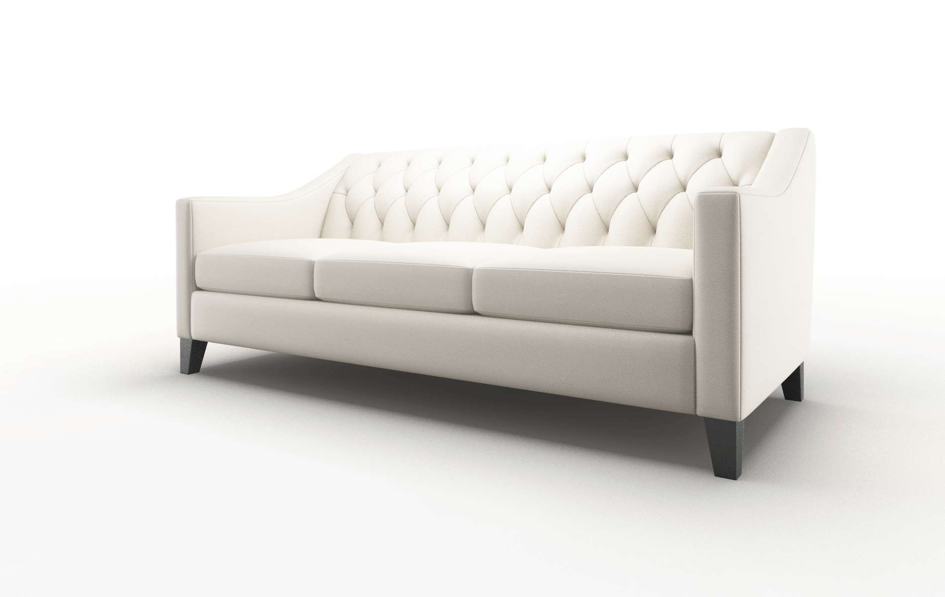 Seville Dawson Sand Sofa espresso legs 4