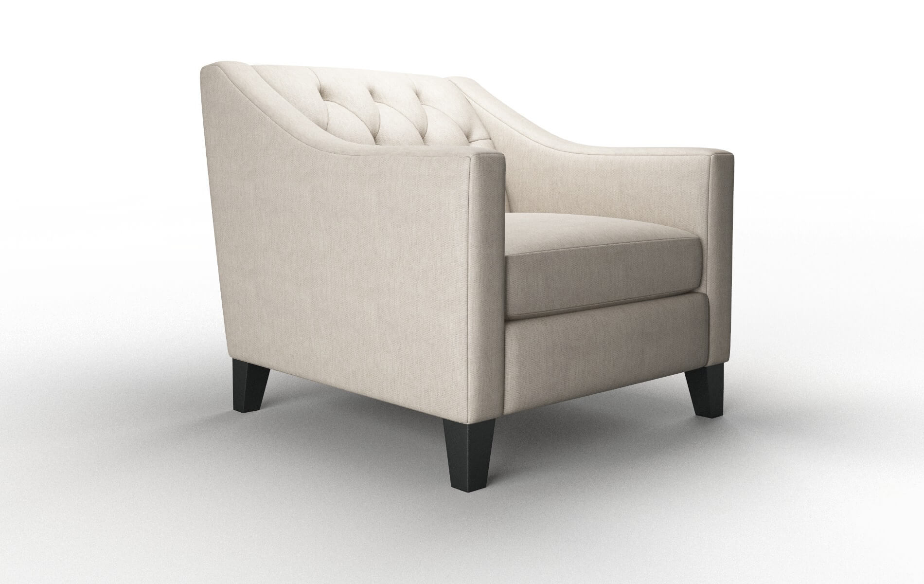 Seville Derby Linen Chair espresso legs 2