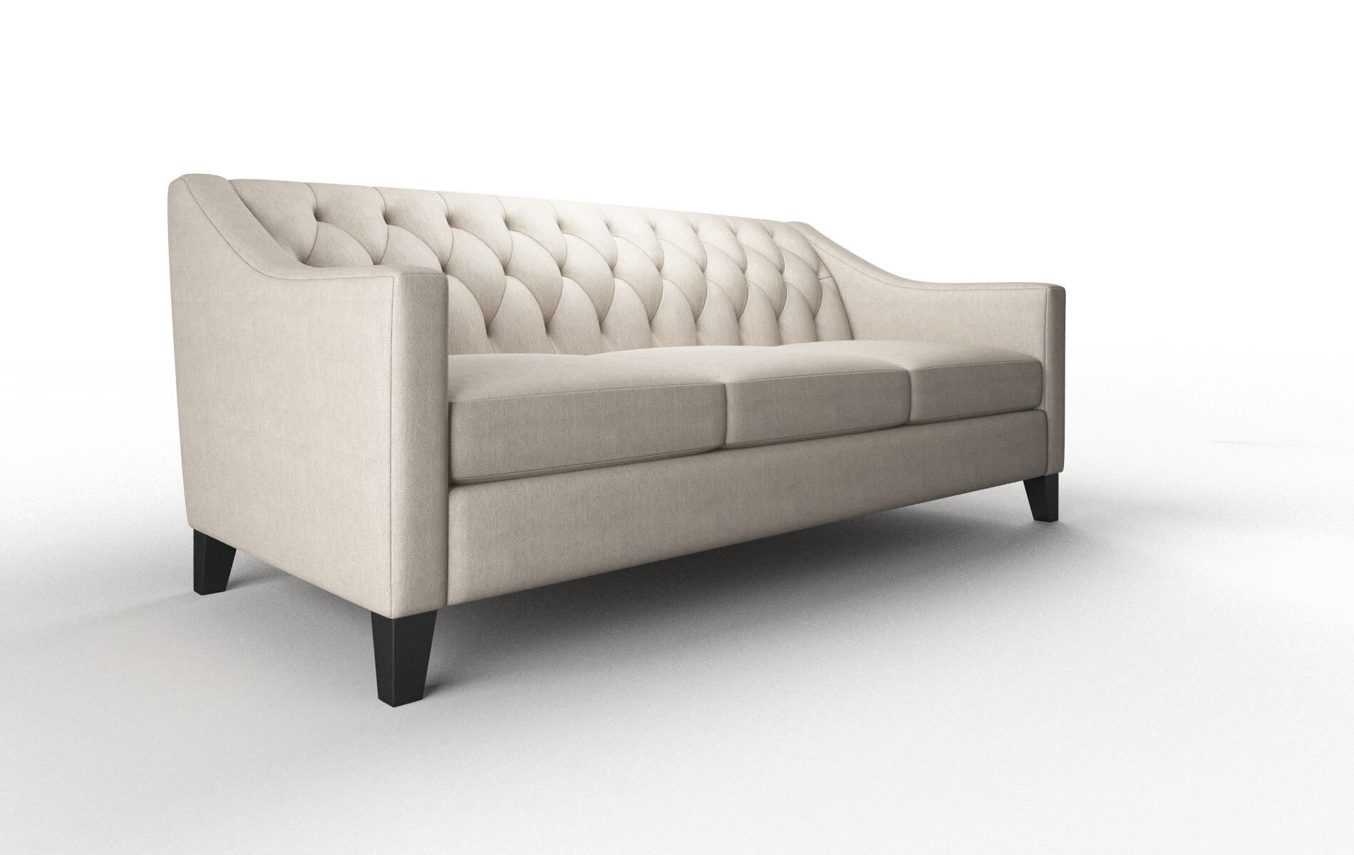 Seville Derby Linen Sofa espresso legs 2