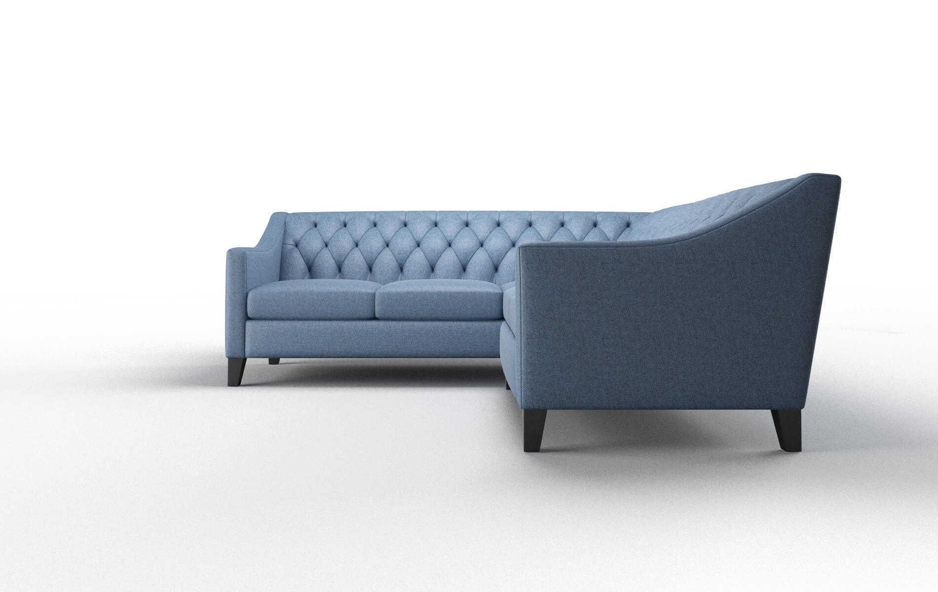 Seville Derby Navy Sectional espresso legs 5