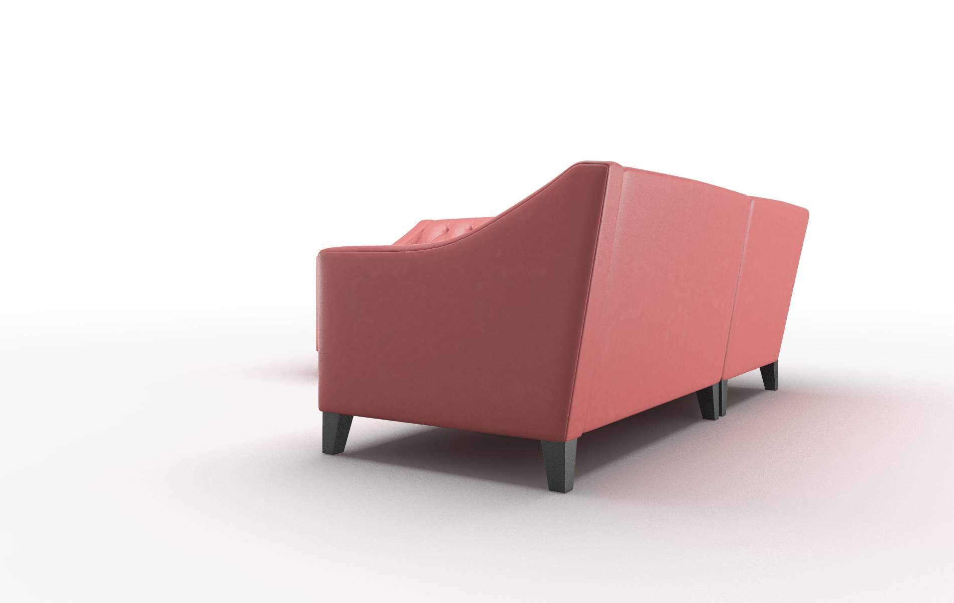 Seville Dillion Cordovan Sectional espresso legs 4