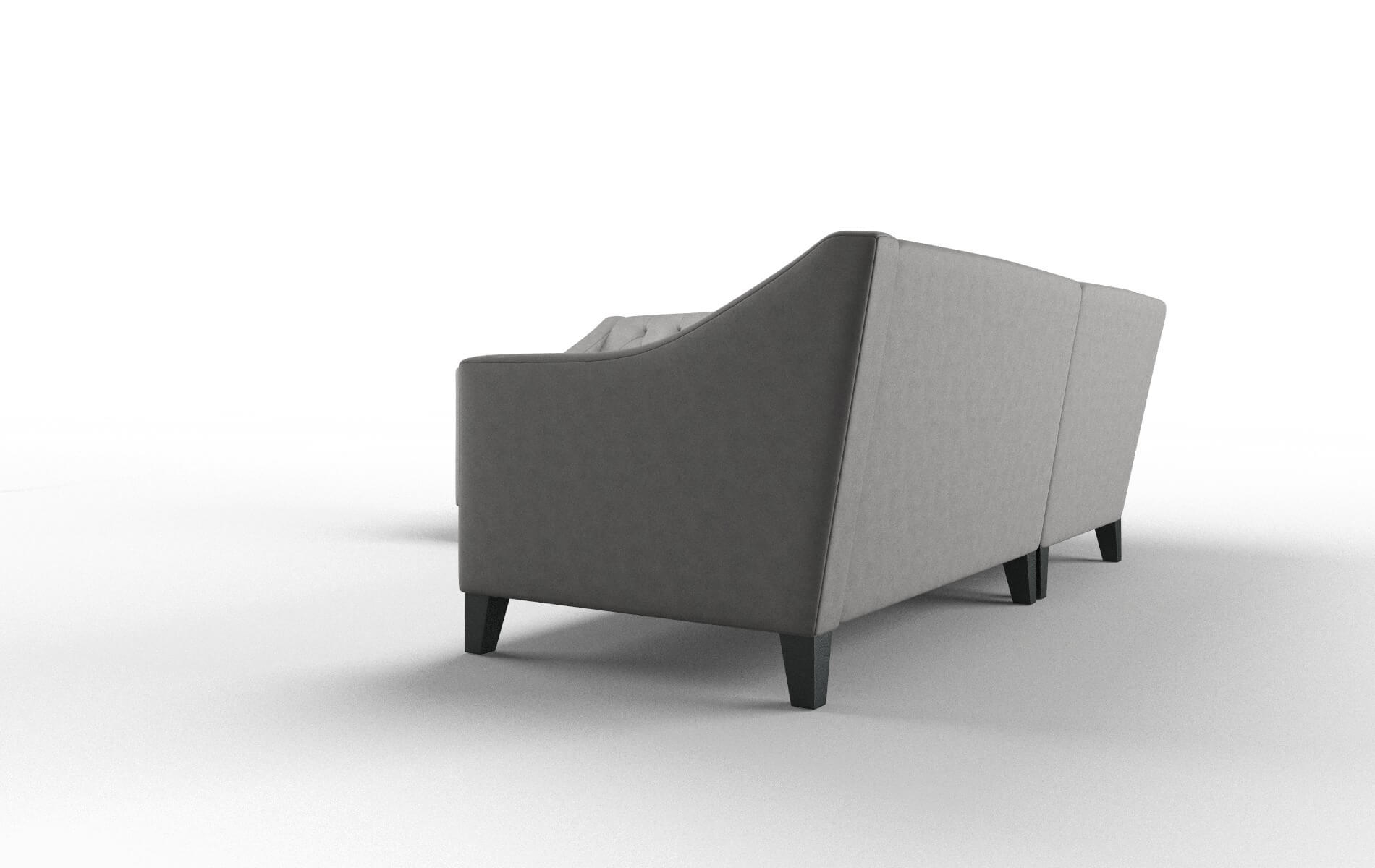 Seville Dream_d Charcoal Sectional espresso legs 4