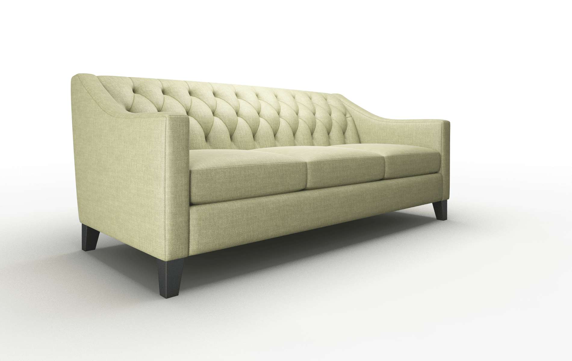 Seville Durham Lime Sofa espresso legs 2