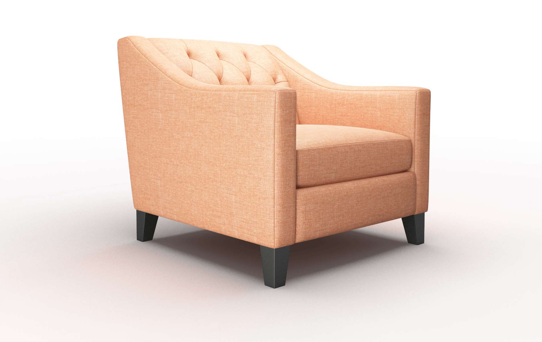 Seville Durham Tangerine Chair espresso legs 2