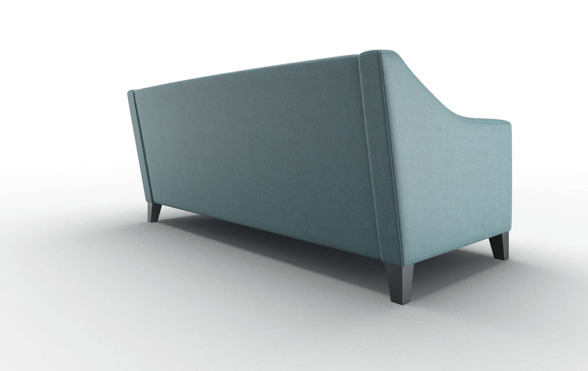 Seville Elliot Teal Sofa espresso legs 5