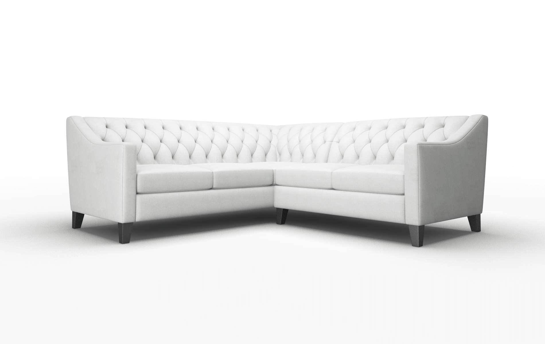 Seville Geo Sterling Sectional espresso legs 1