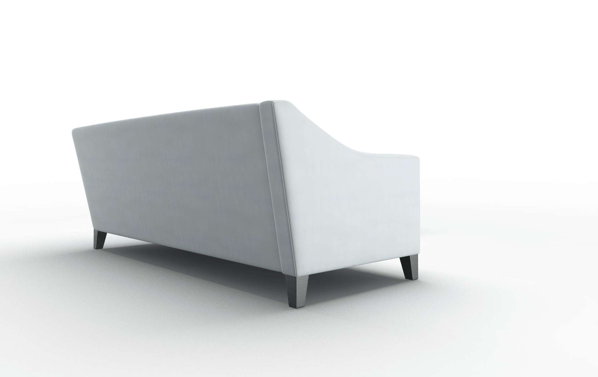 Seville Hathaway Aqua Sectional espresso legs 3