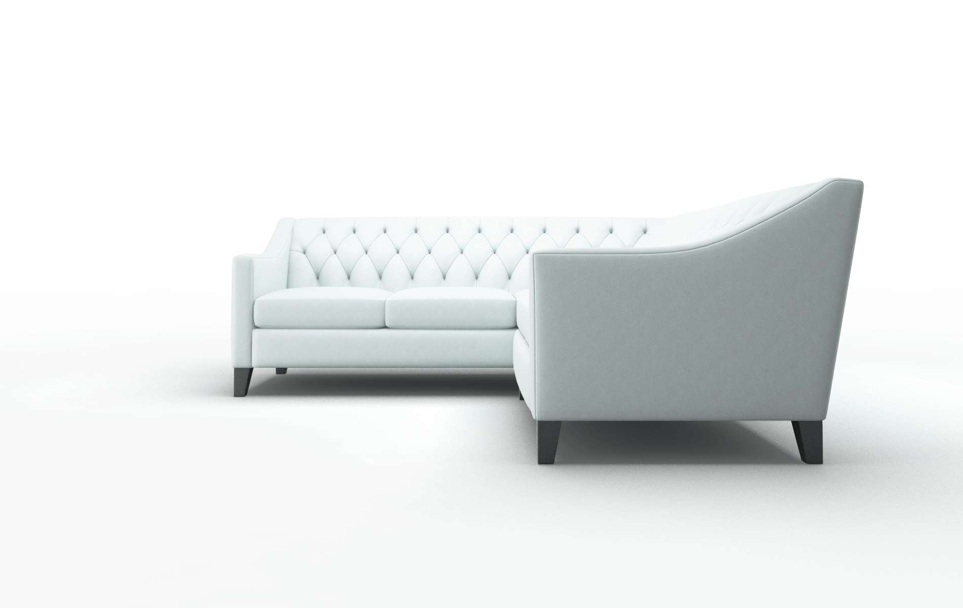 Seville Hepburn Peridot Sectional espresso legs 5