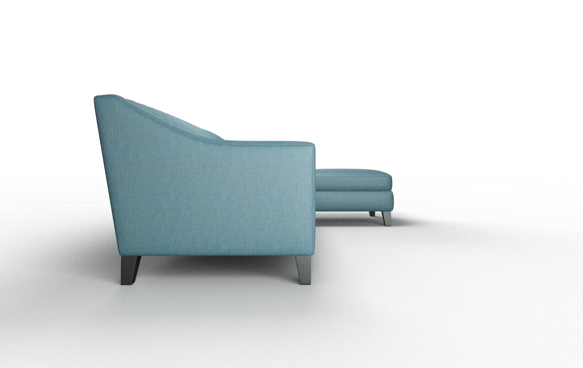 Seville Hepburn Teal Panel espresso legs 3