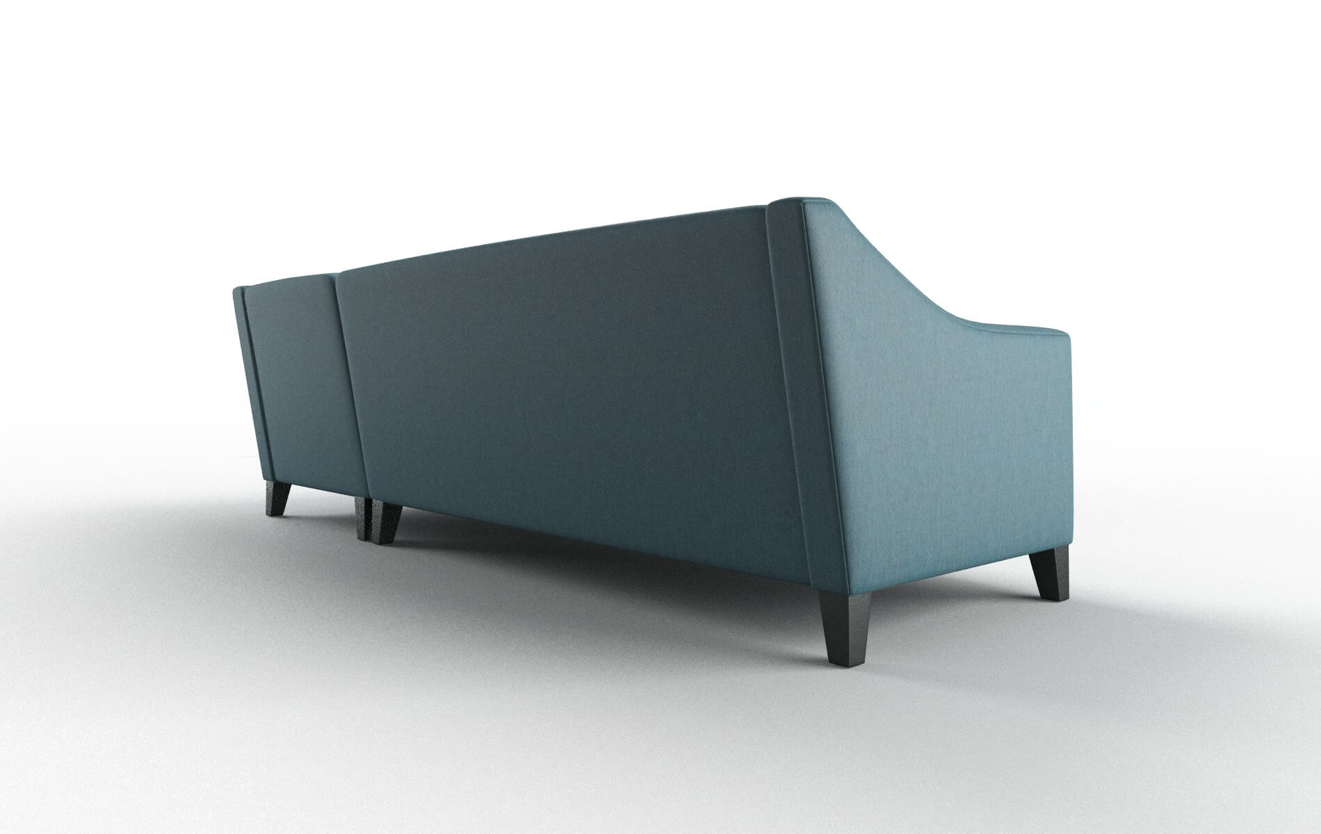 Seville Hepburn Teal Panel espresso legs 5
