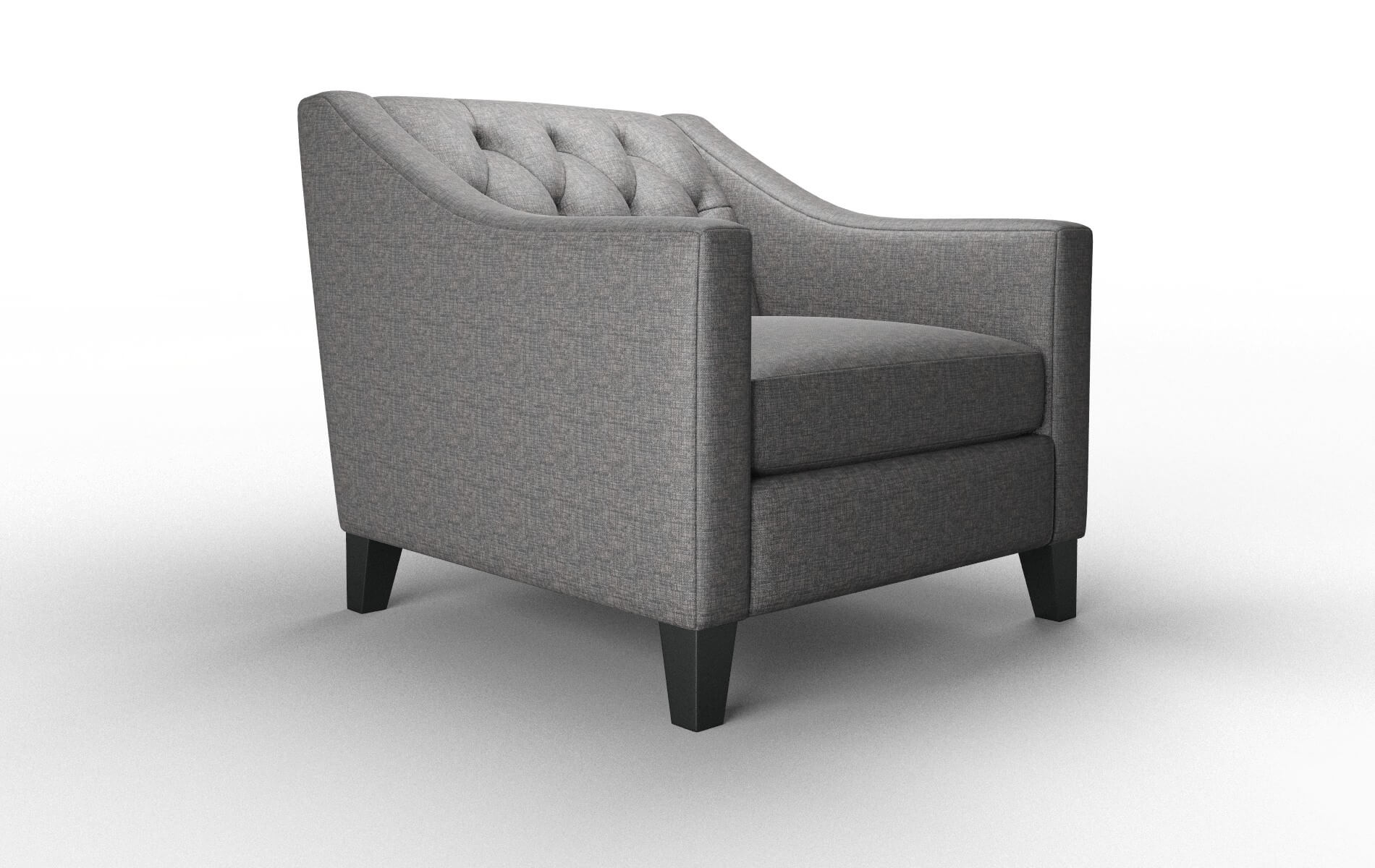 Seville Insight Charcoal Chair espresso legs 2